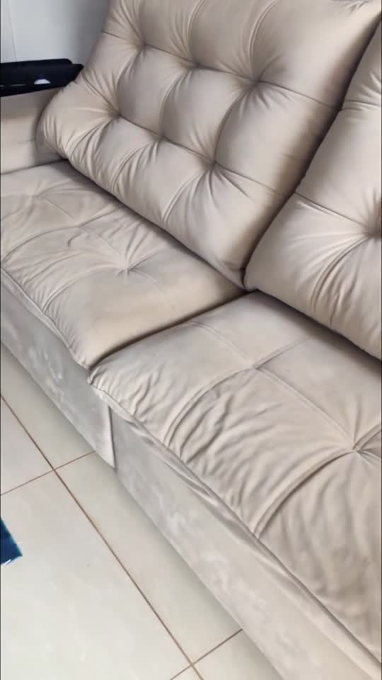 Extração a vapor saturado em sofá